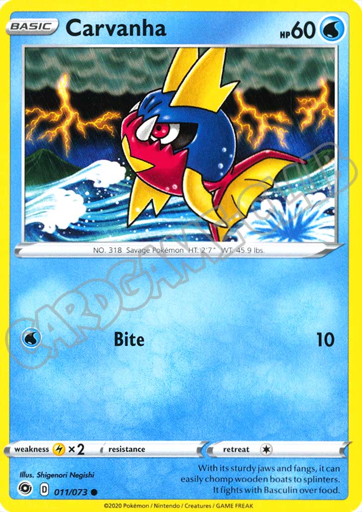 11 / 73 Carvanha comune normale (EN) -NEAR MINT-