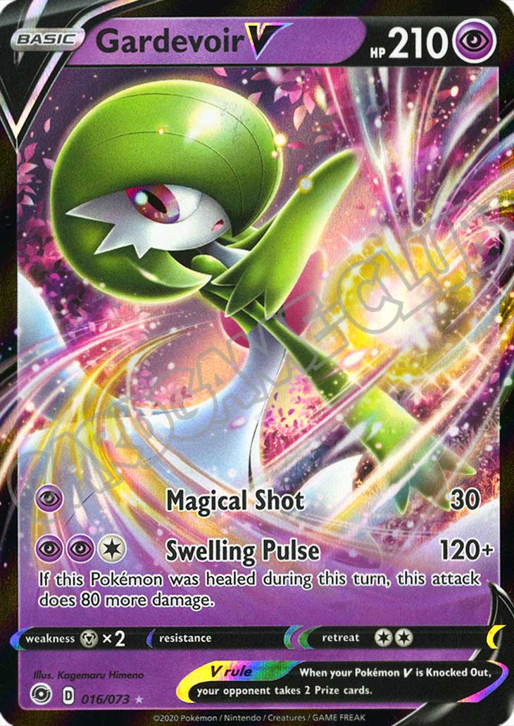 16 / 73 Gardevoir V rara V foil (EN) -NEAR MINT-
