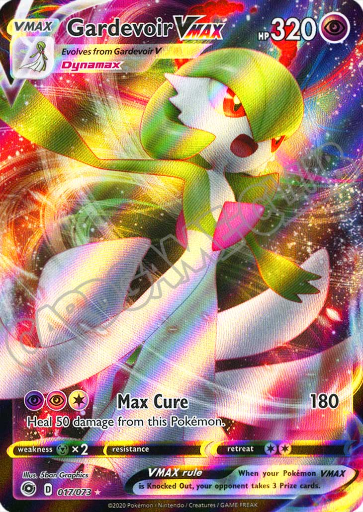 17 / 73 Gardevoir VMAX rara VMAX foil (EN) -NEAR MINT-