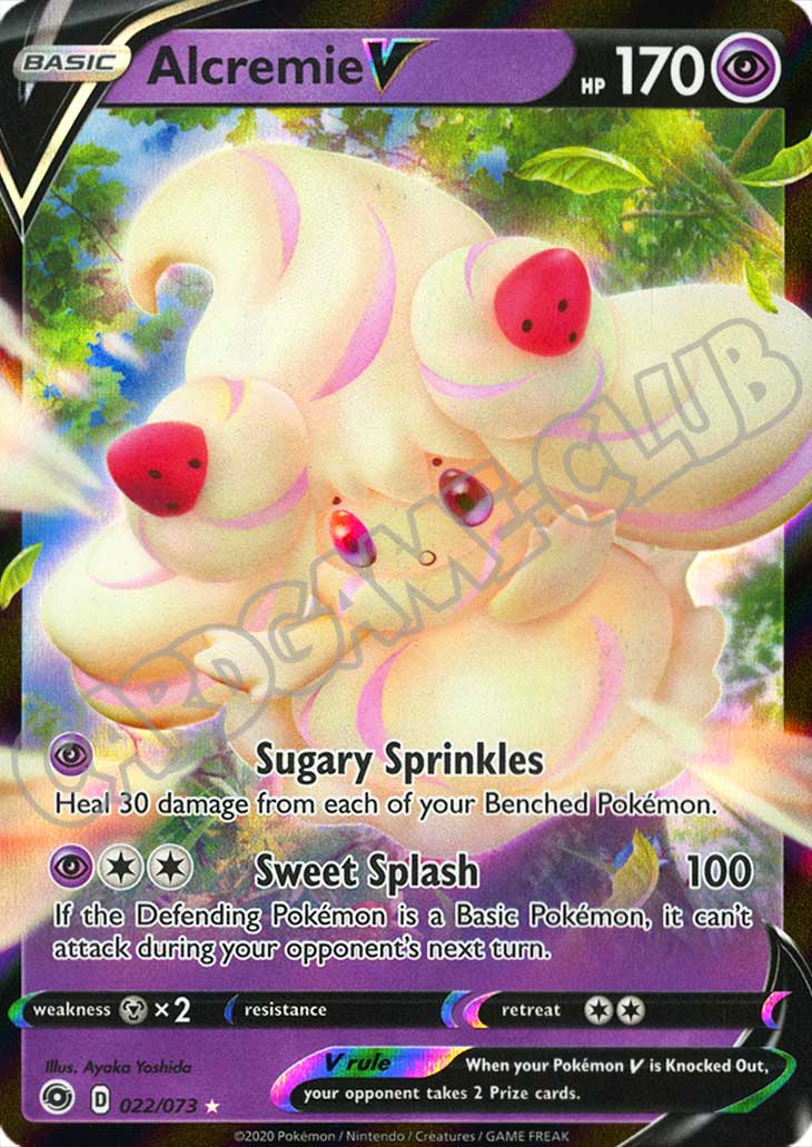22 / 73 Alcremie V rara V foil (EN) -NEAR MINT-