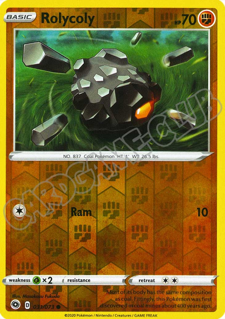 31 / 73 Rolycoly comune foil reverse (EN) -NEAR MINT-