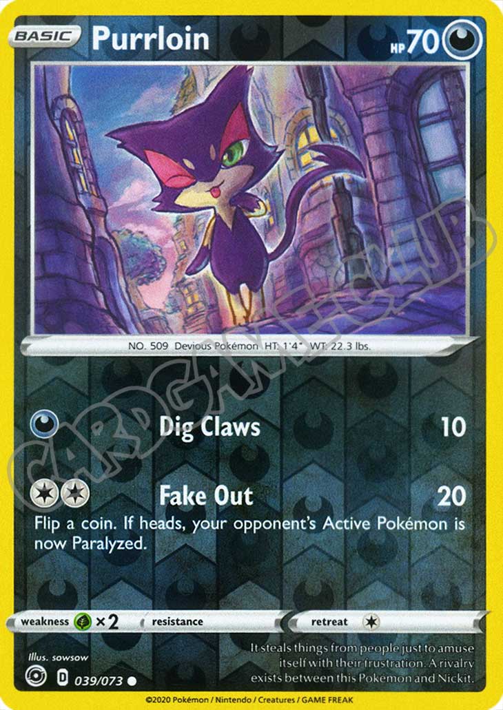 39 / 73 Purrloin comune foil reverse (EN) -NEAR MINT-