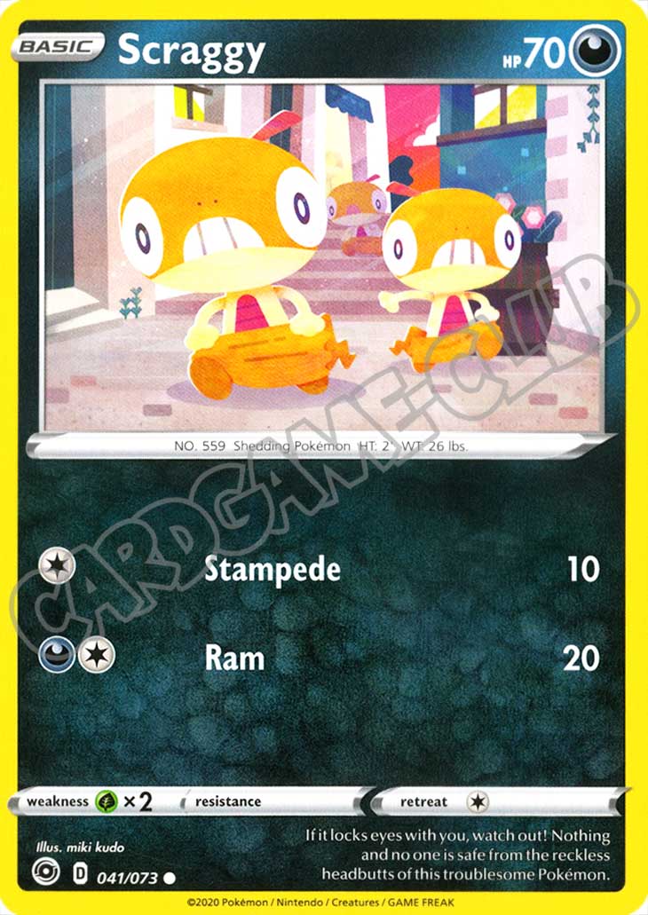 41 / 73 Scraggy comune normale (EN) -NEAR MINT-