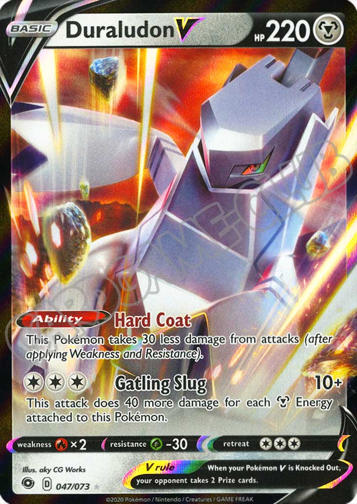47 / 73 Duraludon V rara V foil (EN) -NEAR MINT-