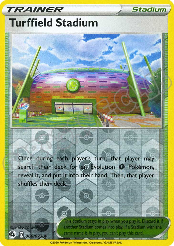 68 / 73 Turffield Stadium non comune foil reverse (EN) -NEAR MINT-