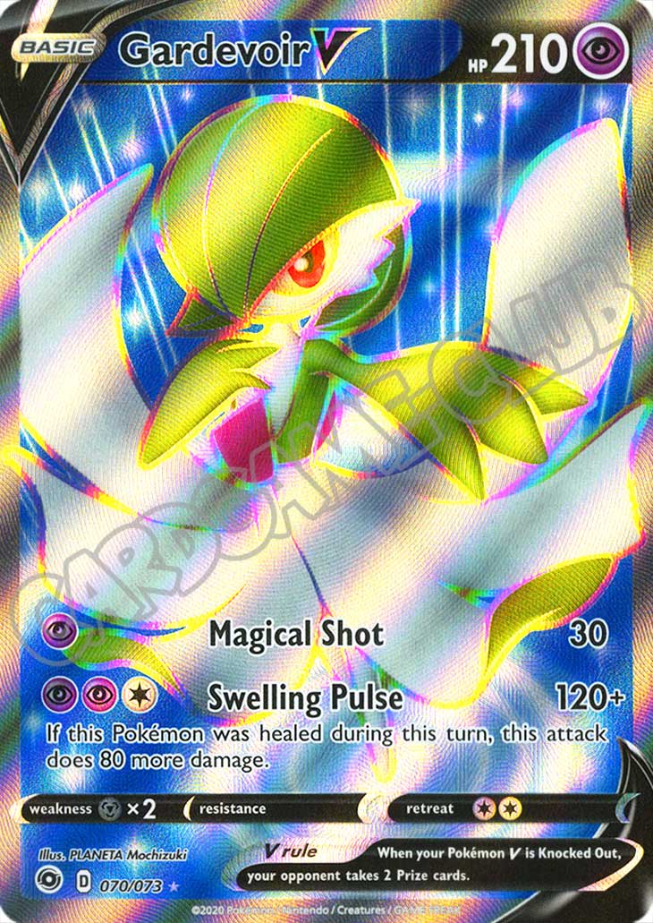 70 / 73 Gardevoir V ultra rara foil (EN) -NEAR MINT-
