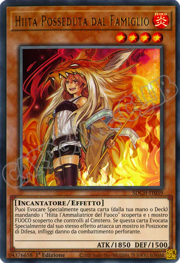 SDCH-IT039 Hiita Posseduta dal Famiglio ultra rara 1a Edizione (IT) -NEAR MINT-