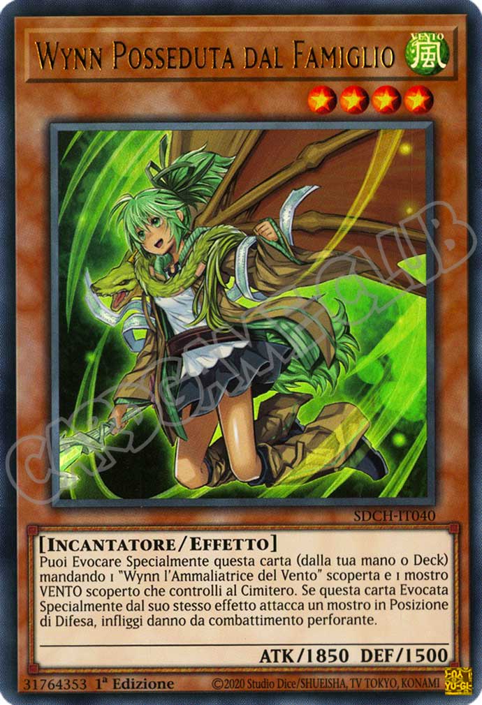 SDCH-IT040 Wynn Posseduta dal Famiglio ultra rara 1a Edizione (IT) -NEAR MINT-