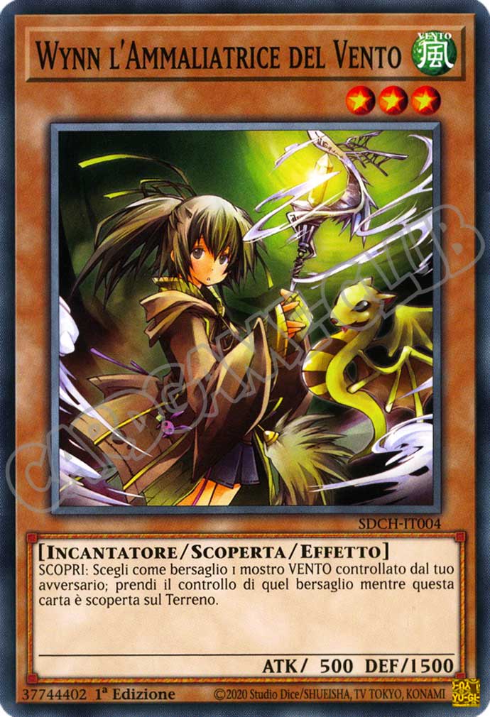SDCH-IT004 Wynn l'Ammaliatrice del Vento comune 1a Edizione (IT) -NEAR MINT-