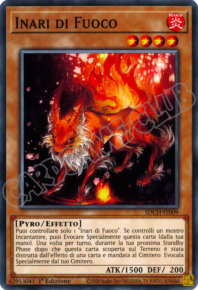 SDCH-IT009 Inari di Fuoco comune 1a Edizione (IT) -NEAR MINT-