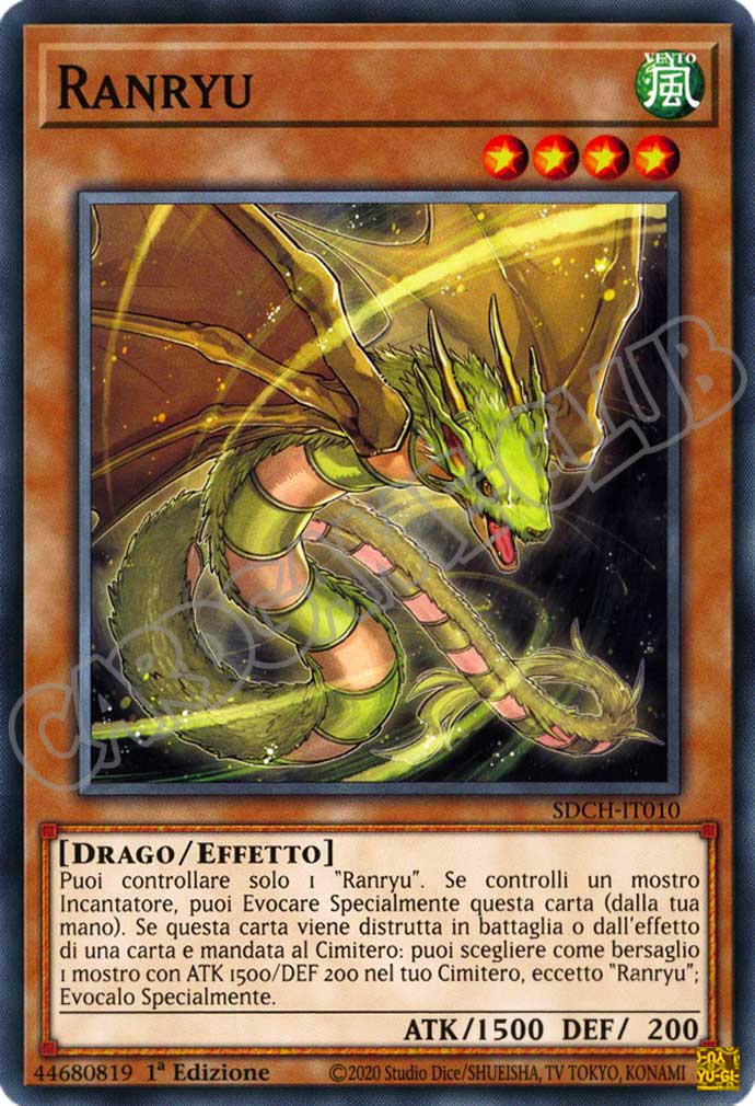 SDCH-IT010 Ranryu comune 1a Edizione (IT) -NEAR MINT-