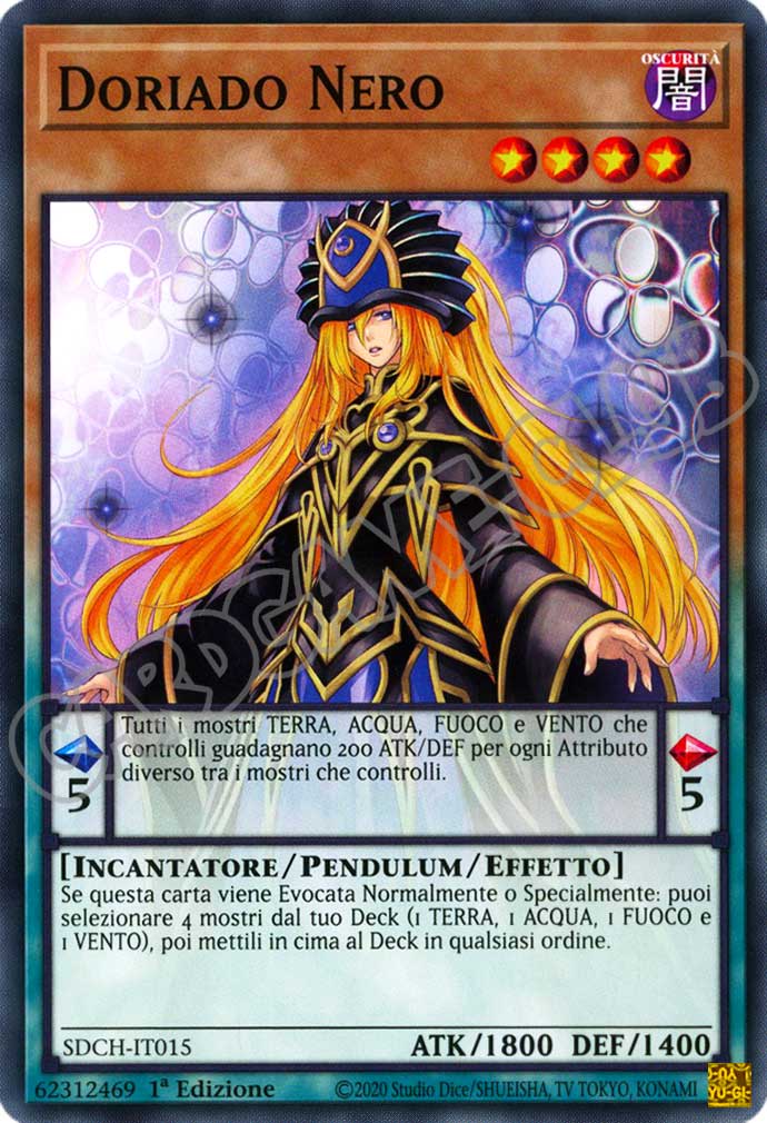 SDCH-IT015 Doriado Nero comune 1a Edizione (IT) -NEAR MINT-