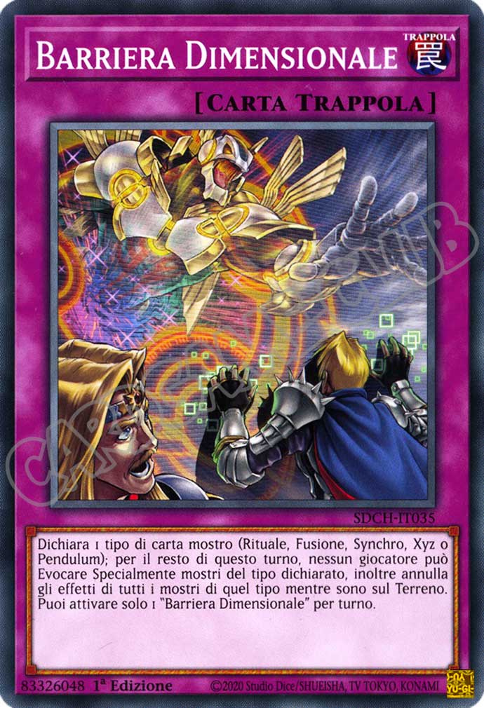 SDCH-IT035 Barriera Dimensionale comune 1a Edizione (IT) -NEAR MINT-