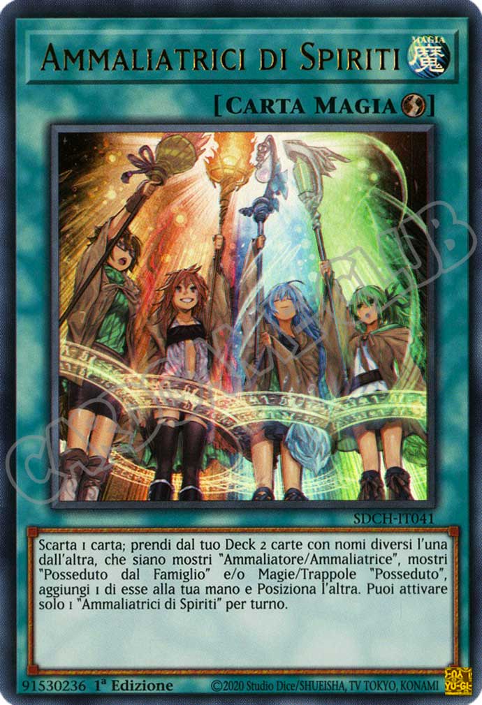 SDCH-IT041 Ammaliatrici di Spiriti ultra rara 1a Edizione (IT) -NEAR MINT-