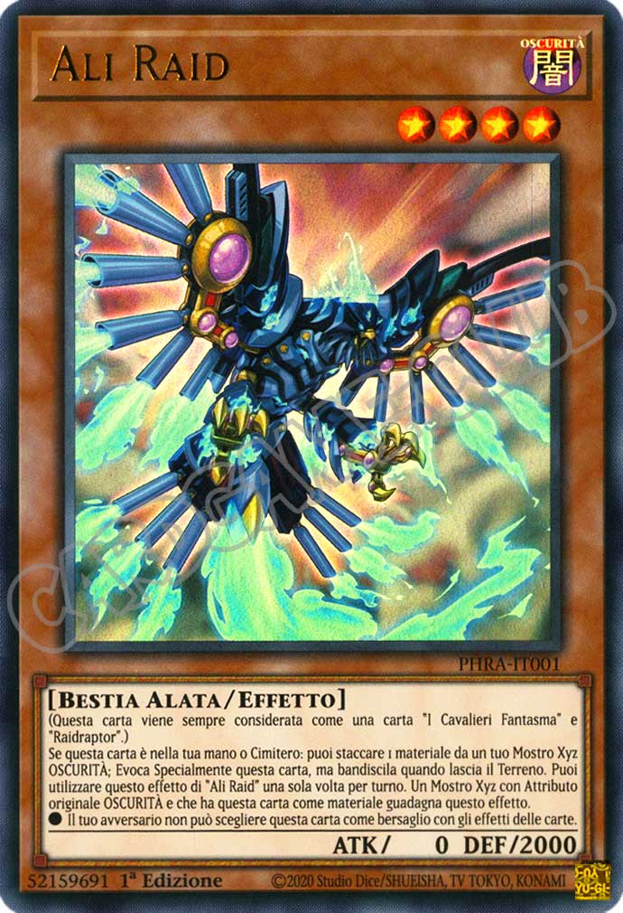 PHRA-IT001 Ali Raid ultra rara 1a Edizione (IT) -NEAR MINT-