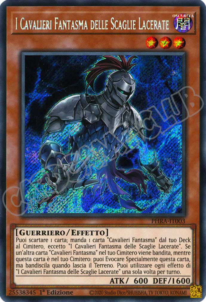PHRA-IT003 I Cavalieri Fantasma delle Scaglie Lacerate rara segreta 1a Edizione (IT) -NEAR MINT-