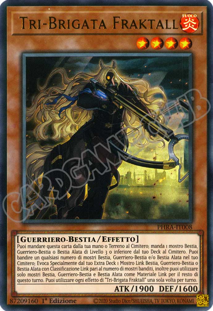 PHRA-IT008 Tri-Brigata Fraktall ultra rara 1a Edizione (IT) -NEAR MINT-
