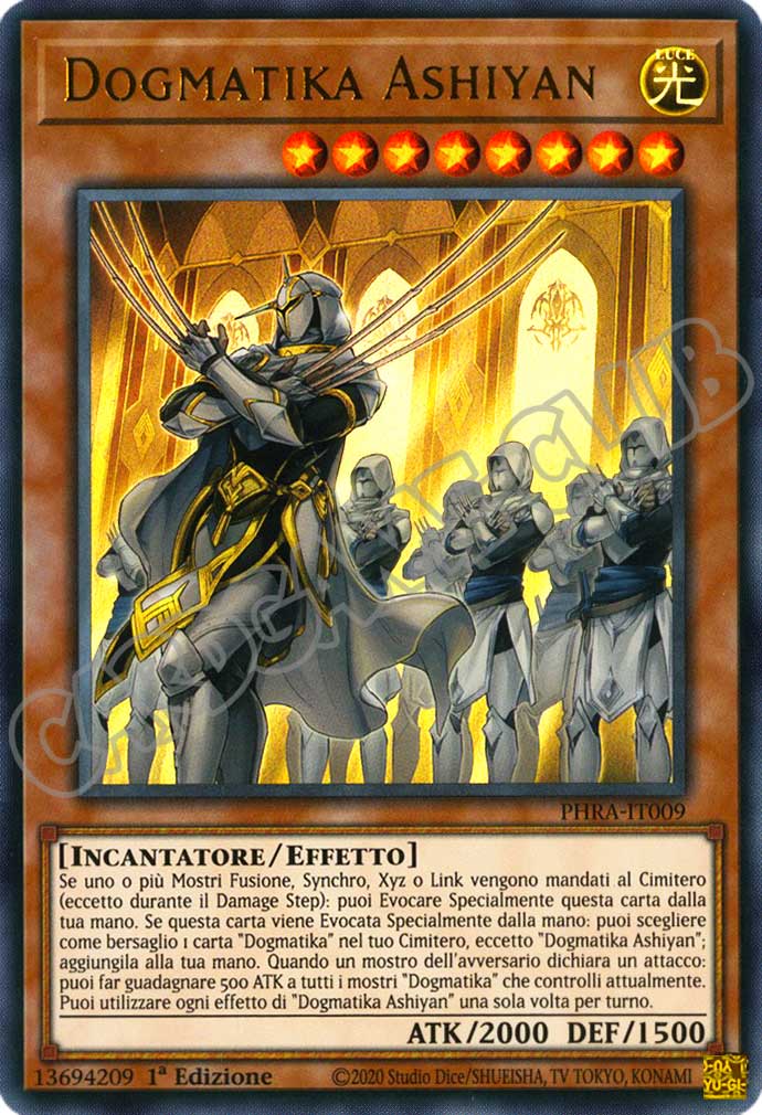 PHRA-IT009 Dogmatika Ashiyan ultra rara 1a Edizione (IT) -NEAR MINT-