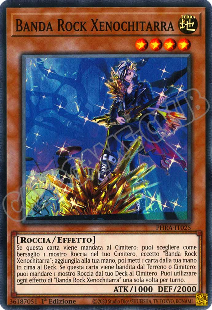 PHRA-IT025 Banda Rock Xenochitarra super rara 1a Edizione (IT) -NEAR MINT-
