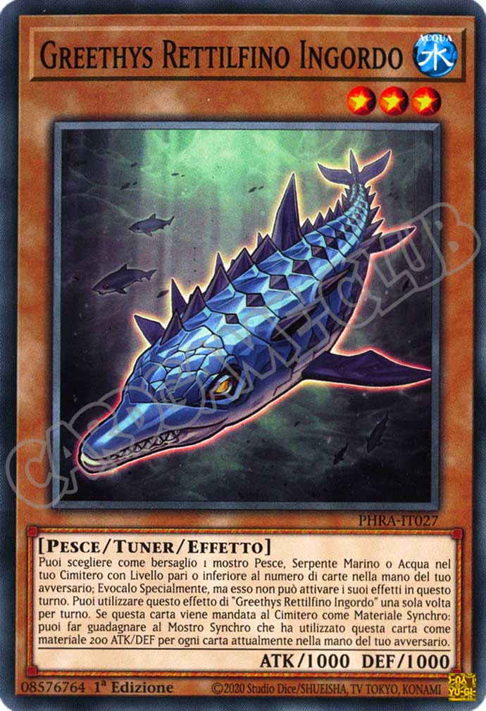 PHRA-IT027 Greethys Rettilfino Ingordo comune 1a Edizione (IT) -NEAR MINT-