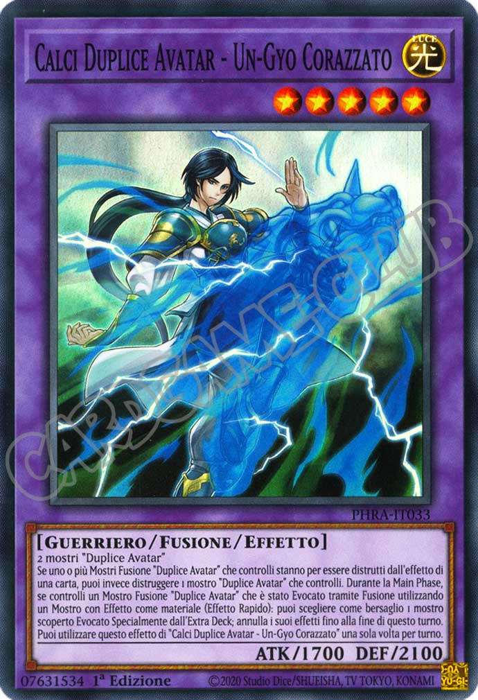 PHRA-IT033 Calci Duplice Avatar - Un-Gyo Corazzato super rara 1a Edizione (IT) -NEAR MINT-