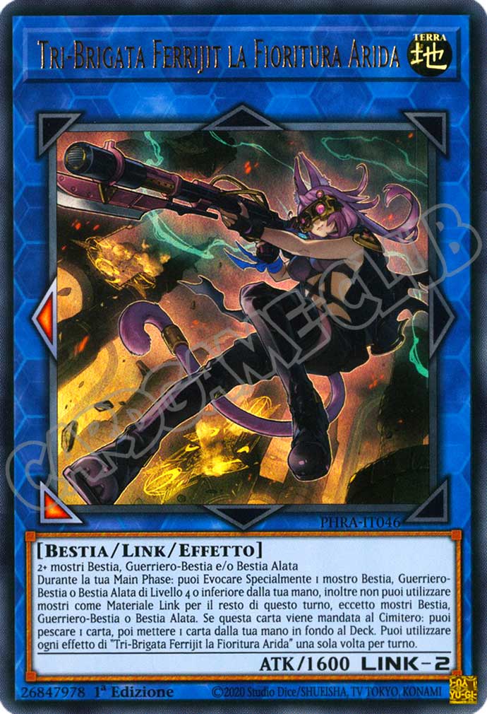 PHRA-IT046 Tri-Brigata Ferrijit la Fioritura Arida ultra rara 1a Edizione (IT) -NEAR MINT-