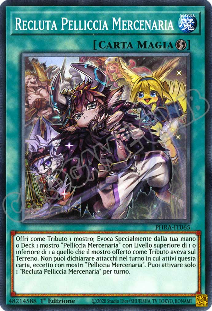 PHRA-IT065 Recluta Pelliccia Mercenaria comune 1a Edizione (IT) -NEAR MINT-