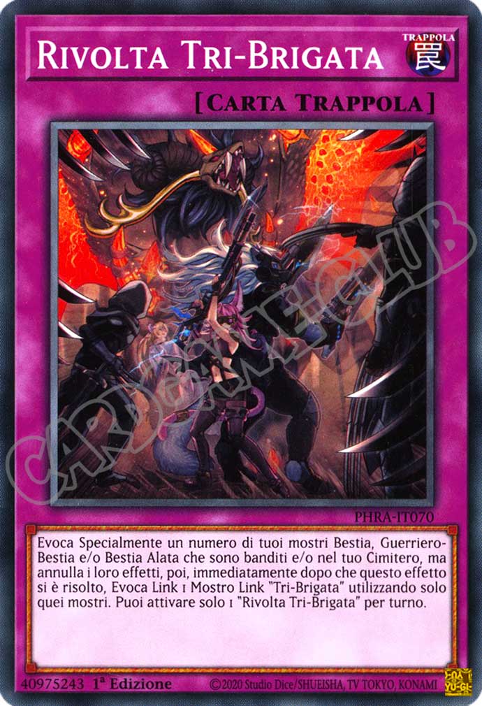 PHRA-IT070 Rivolta Tri-Brigata comune 1a Edizione (IT) -NEAR MINT-