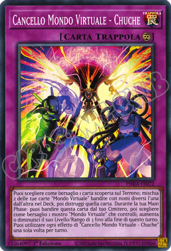 PHRA-IT072 Cancello Mondo Virtuale - Chuche super rara 1a Edizione (IT) -NEAR MINT-