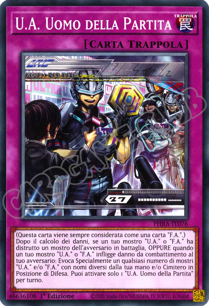 PHRA-IT076 U.A. Uomo della Partita comune 1a Edizione (IT) -NEAR MINT-