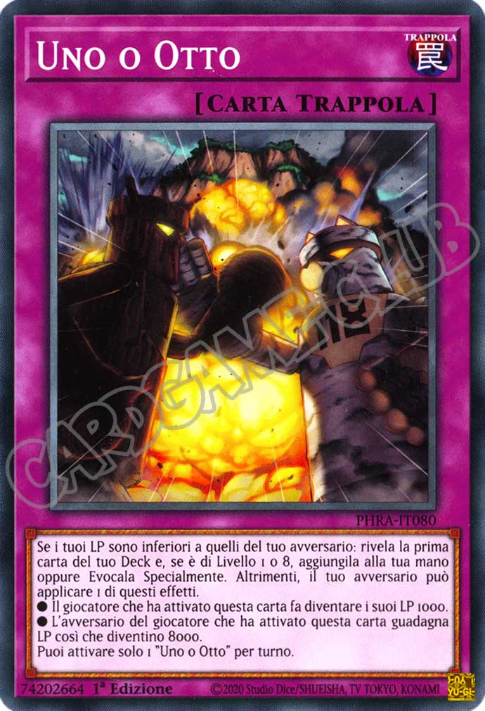PHRA-IT080 Uno o Otto comune 1a Edizione (IT) -NEAR MINT-