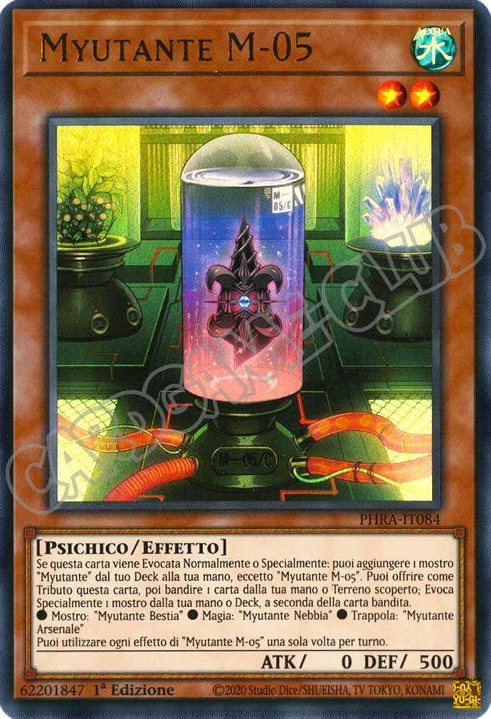 PHRA-IT084 Myutante M-05 ultra rara 1a Edizione (IT) -NEAR MINT-