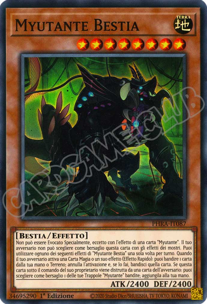 PHRA-IT087 Myutante Bestia super rara 1a Edizione (IT) -NEAR MINT-
