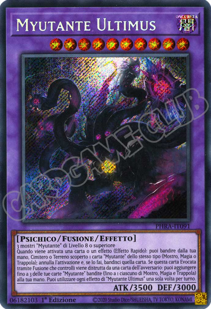 PHRA-IT091 Myutante Ultimus rara segreta 1a Edizione (IT) -NEAR MINT-