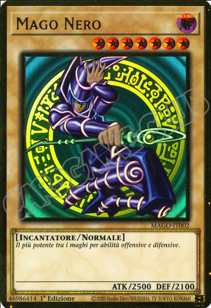 MAGO-IT002 Mago Nero premium rara oro 1a Edizione (IT) -NEAR MINT-