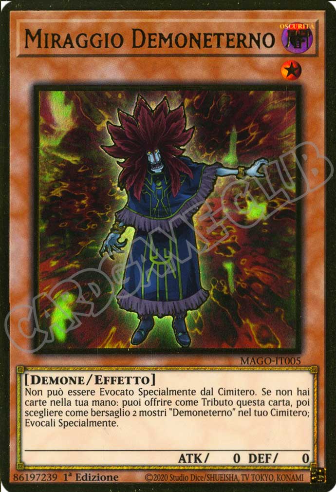 MAGO-IT005 Miraggio Demoneterno premium rara oro 1a Edizione (IT) -NEAR MINT-