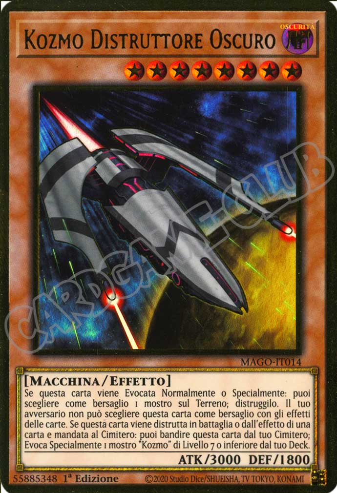 MAGO-IT014 Kozmo Distruttore Oscuro premium rara oro 1a Edizione (IT) -NEAR MINT-