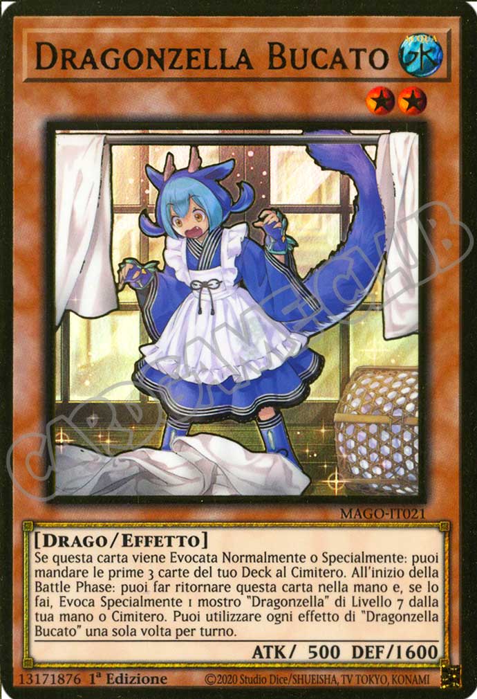 MAGO-IT021 Dragonzella Bucato premium rara oro 1a Edizione (IT) -NEAR MINT-