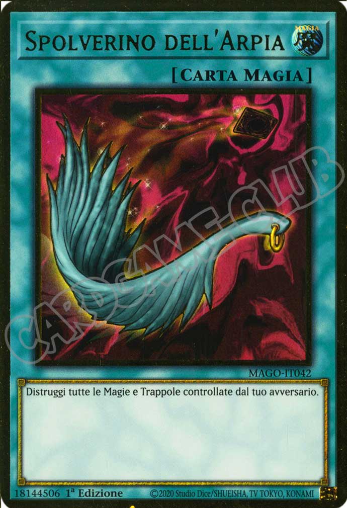 MAGO-IT042 Spolverino dell'Arpia premium rara oro 1a Edizione (IT) -NEAR MINT-