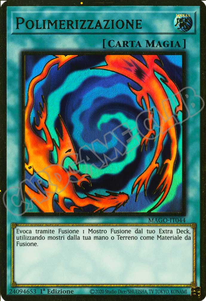 MAGO-IT044 Polimerizzazione premium rara oro 1a Edizione (IT) -NEAR MINT-
