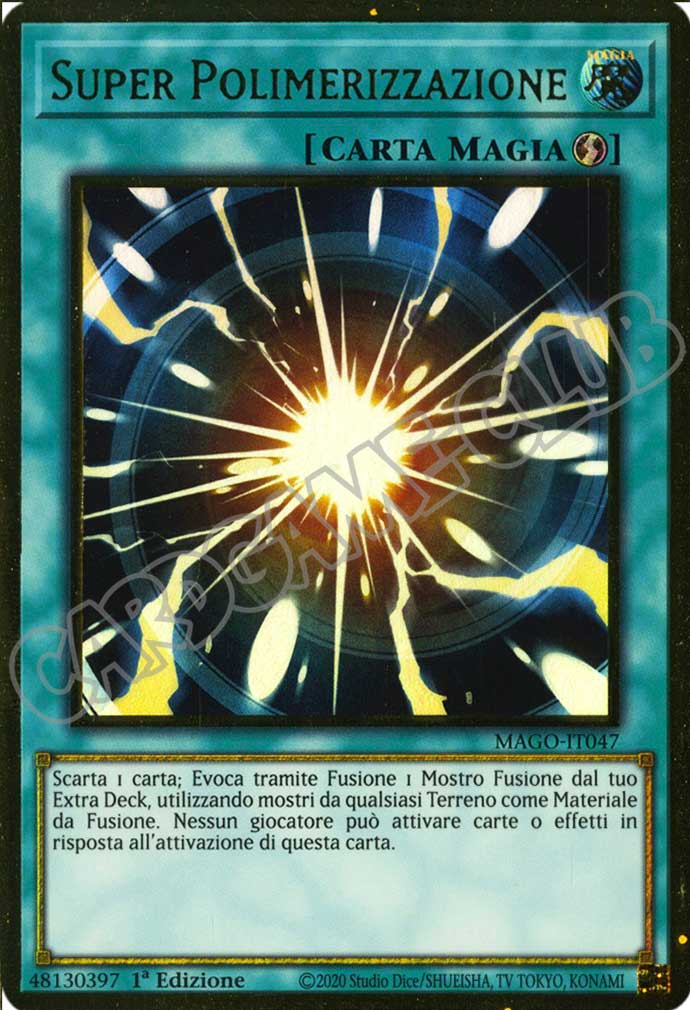 MAGO-IT047 Super Polimerizzazione premium rara oro 1a Edizione (IT) -NEAR MINT-
