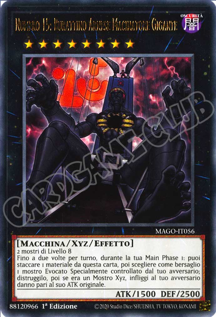 MAGO-IT056 Numero 15: Burattino Arnese Macinatore Gigante rara 1a Edizione (IT) -NEAR MINT-