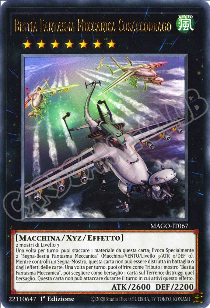 MAGO-IT067 Bestia Fantasma Meccanica Cosaccodrago rara 1a Edizione (IT) -NEAR MINT-