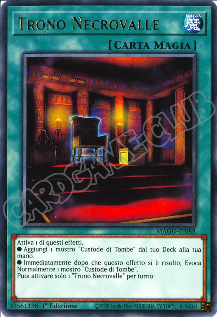MAGO-IT088 Trono Necrovalle rara 1a Edizione (IT) -NEAR MINT-