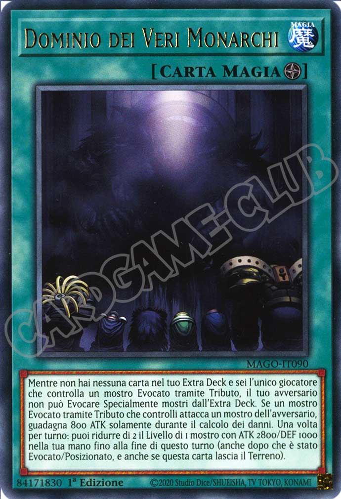 MAGO-IT090 Dominio dei Veri Monarchi rara 1a Edizione (IT) -NEAR MINT-