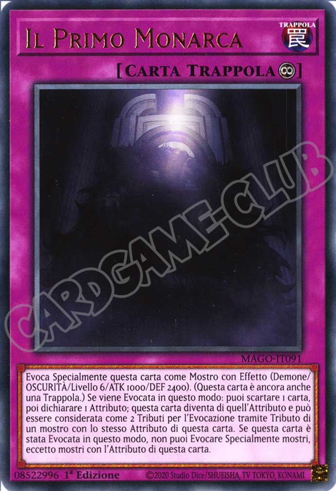 MAGO-IT091 Il Primo Monarca rara 1a Edizione (IT) -NEAR MINT-