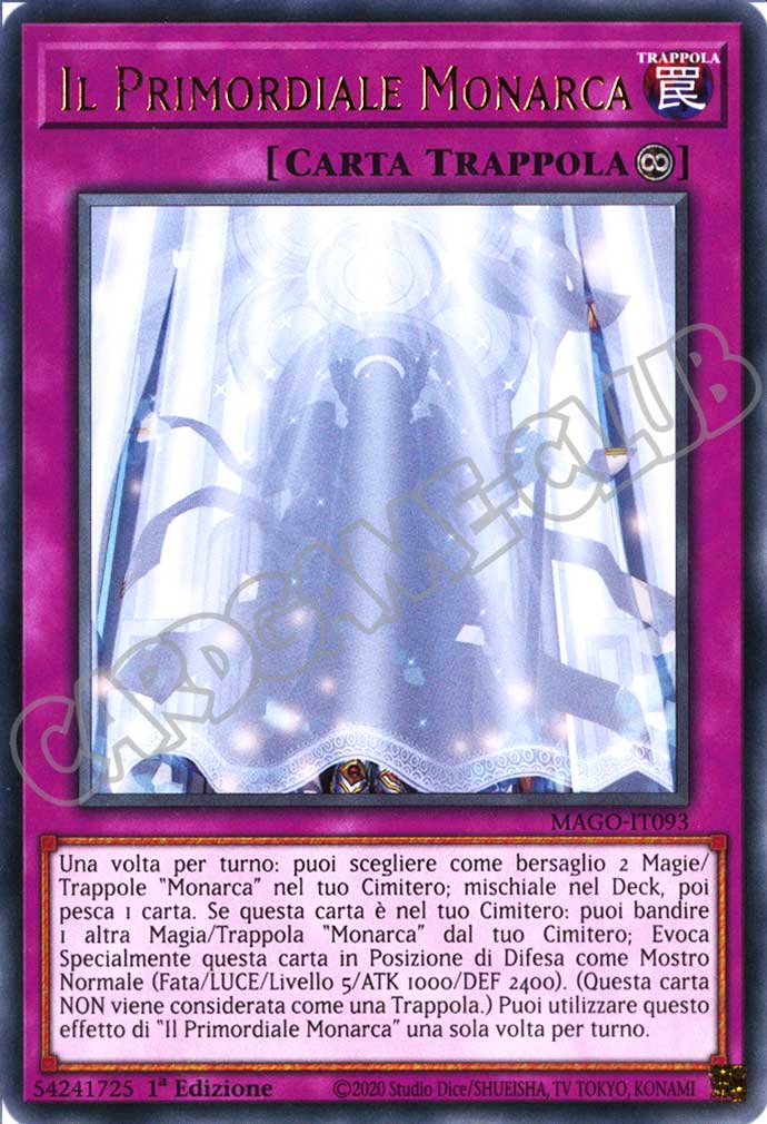 MAGO-IT093 Il Primordiale Monarca rara 1a Edizione (IT) -NEAR MINT-