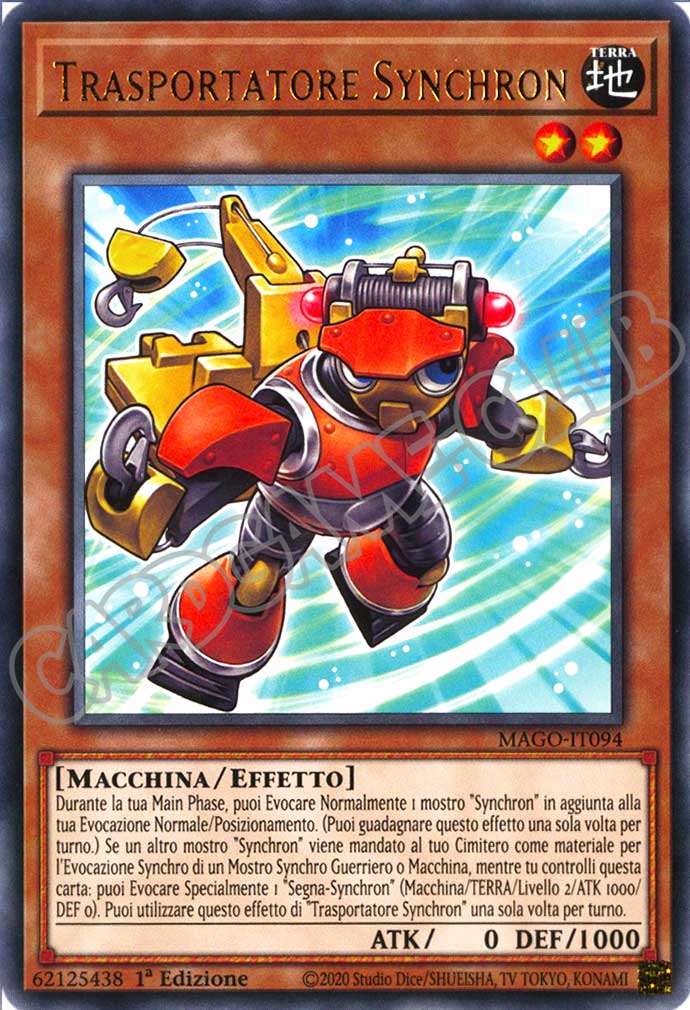 MAGO-IT094 Trasportatore Synchron rara 1a Edizione (IT) -NEAR MINT-