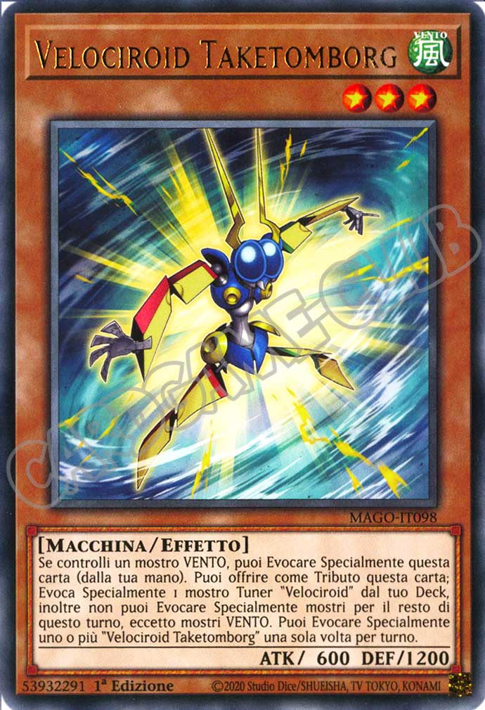 MAGO-IT098 Velociroid Taketomborg rara 1a Edizione (IT) -NEAR MINT-