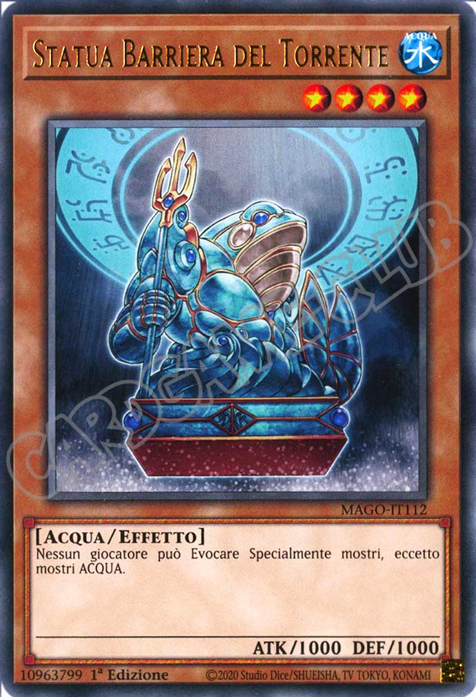 MAGO-IT112 Statua Barriera del Torrente rara 1a Edizione (IT) -NEAR MINT-